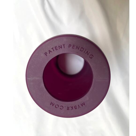 bkr Lolita Purple Silicone Sleeve for 500ml/ 16oz glass water bottle - Picture 3 of 3